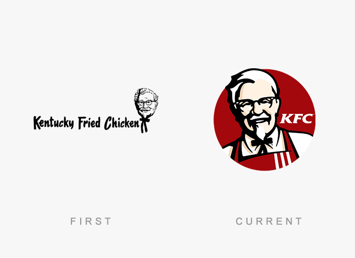 KFC old and new logo