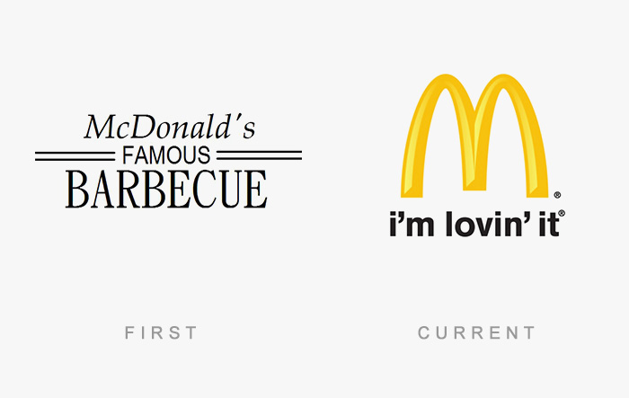 Mcdonald’s old and new logo
