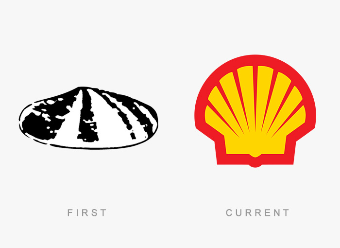 Shell old and new logo