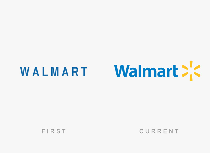 Walmart old and new logo