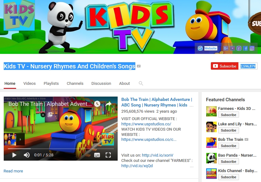 Kids Channel Youtube Channel