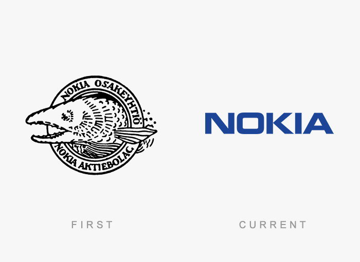 Nokia old and new logo