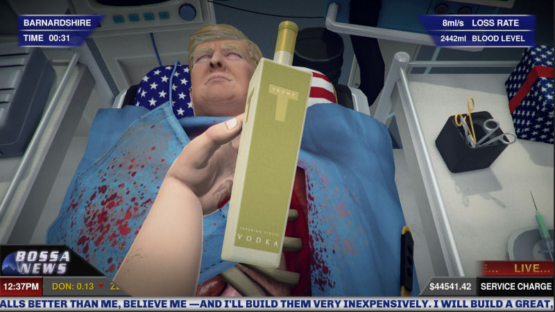 Operate on Donald Trump with Surgeon Simulator 2