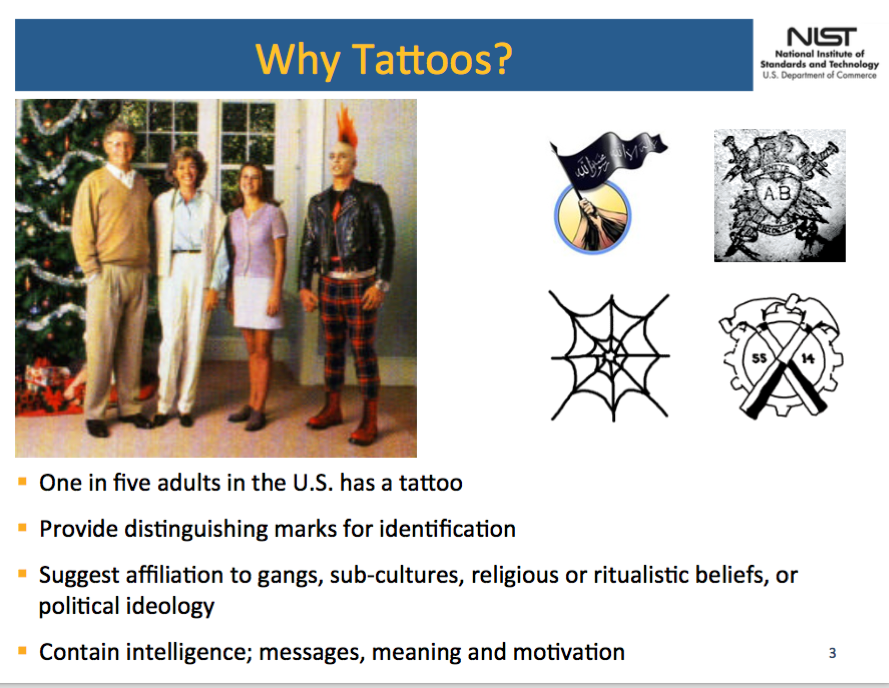 The FBI is working on a tattoo tracking system that has privacy groups up in arms 2