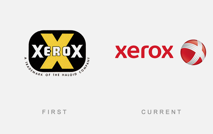 Xerox old and new logo