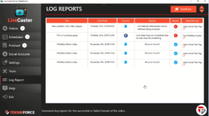log reports